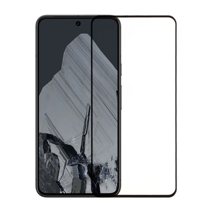 Google Pixel 8 Skärmskydd Härdat Glas - Svart image 1