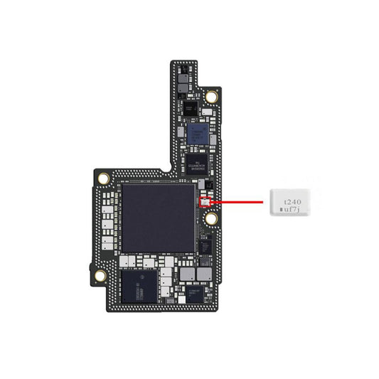 24M CPU Crystal Oscillator (Y1000) Compatible for iPhone 8/8 Plus/X