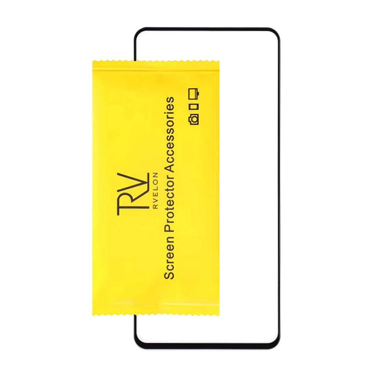 Skärmskydd och kameraskydd Samsung A51- 3D Härdat Glas