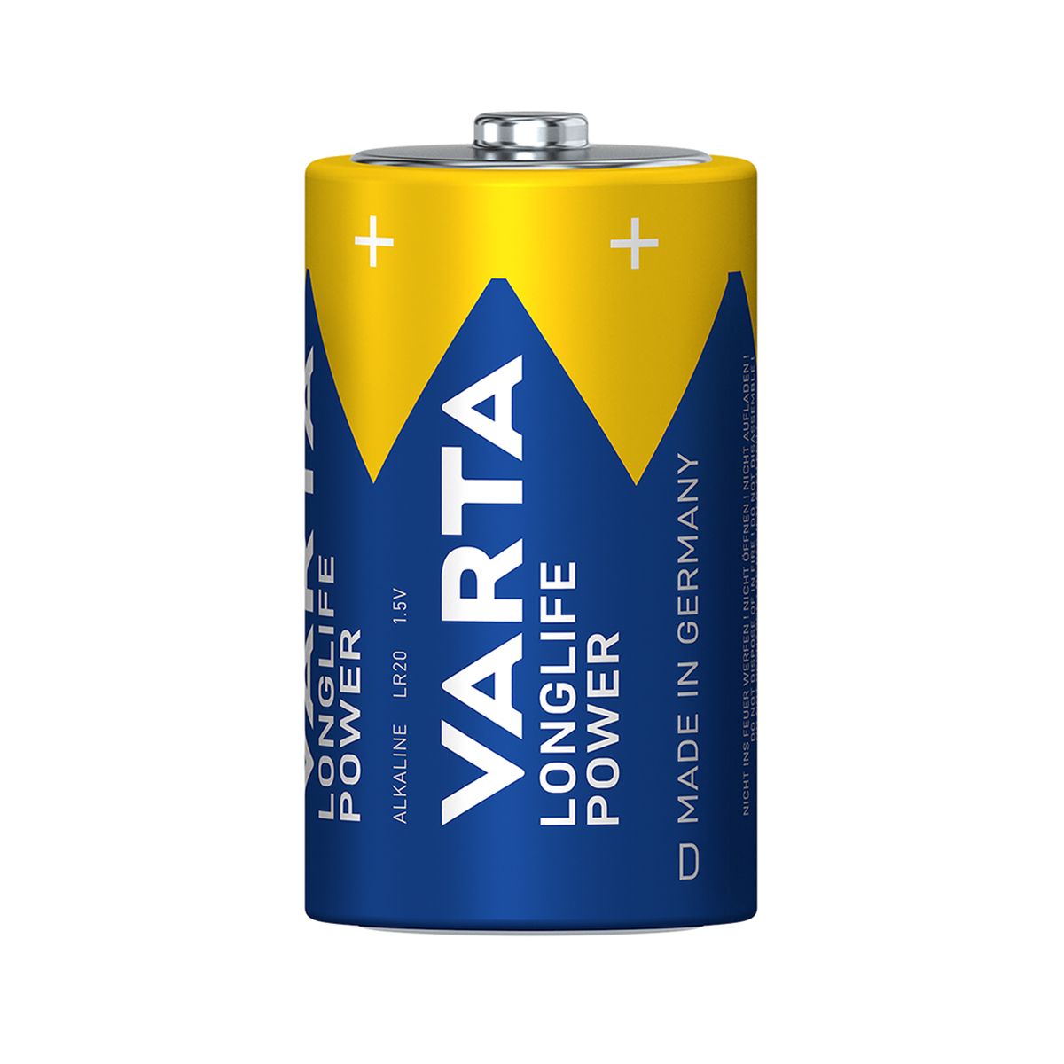 Varta Longlife Batteri D LR20 1,5V 2-pack image 1