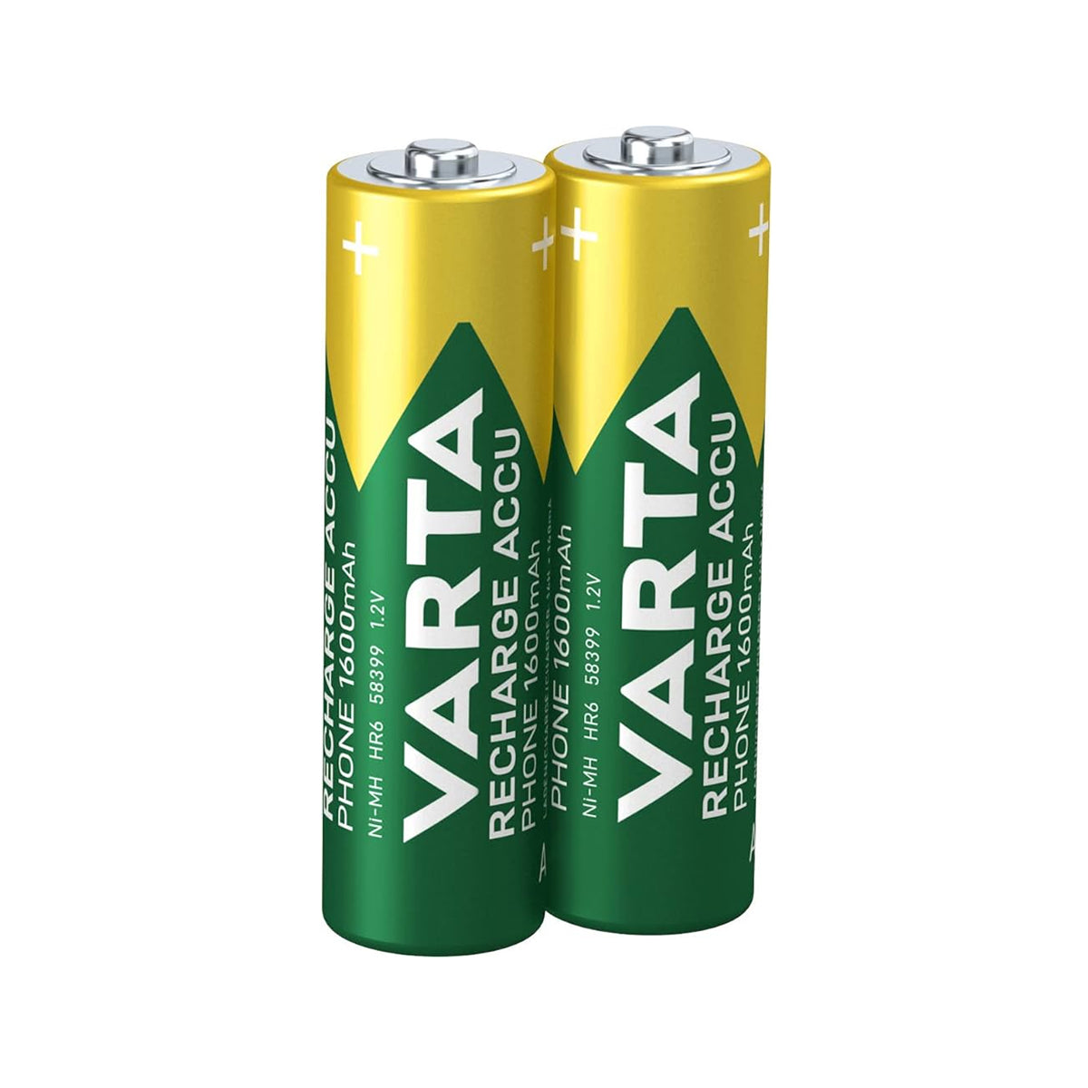 Varta Solar (Uppladdningsbart) AA Batteri 1.2V - 2-pack image 1