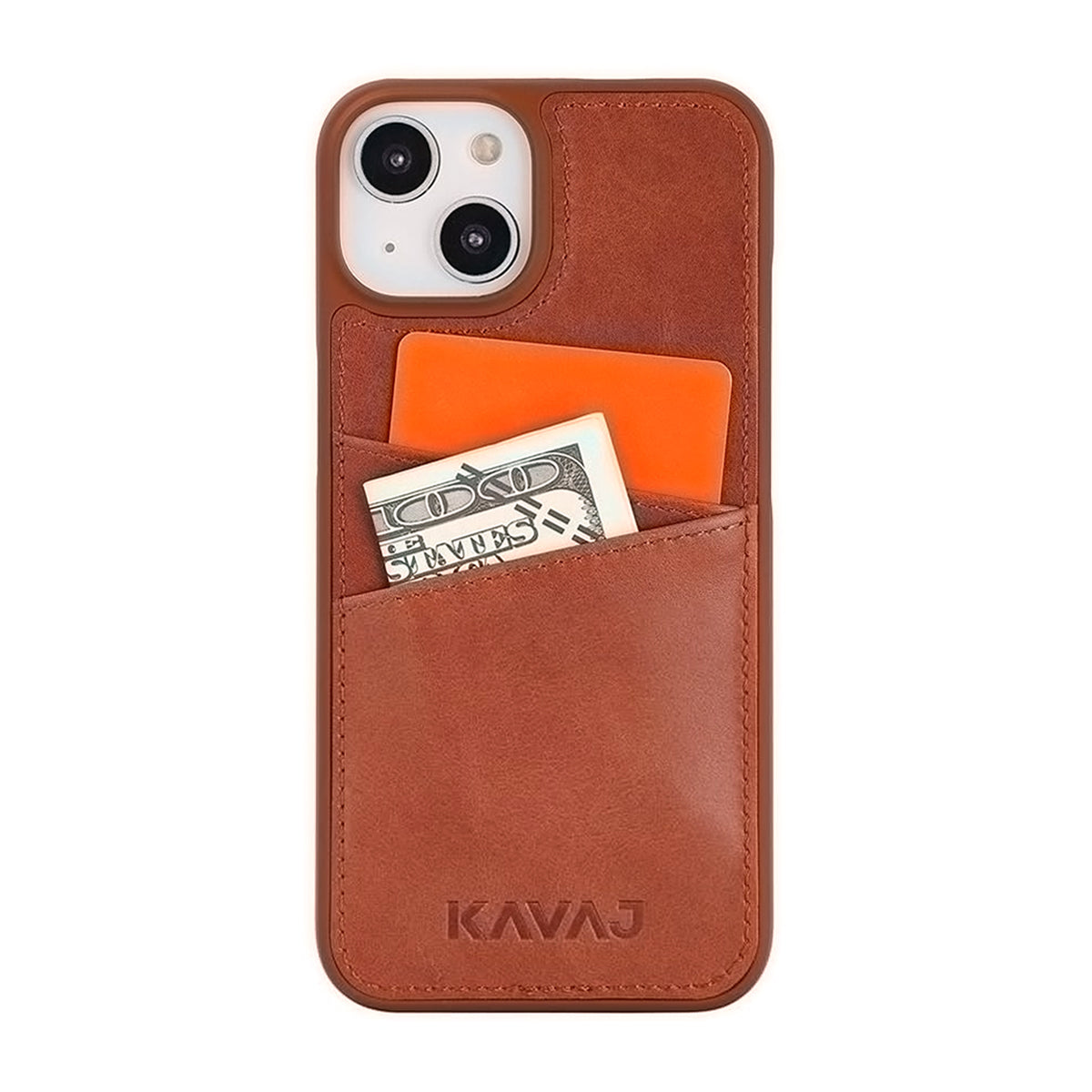 KAVAJ iPhone 14 Skal Chicago Brun image 1