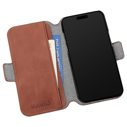 KAVAJ iPhone 15 Fodral Phoenix Brun image 3