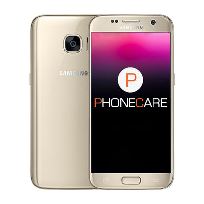 Samsung Galaxy S7 32GB Gold- Använt skick (C) image 1