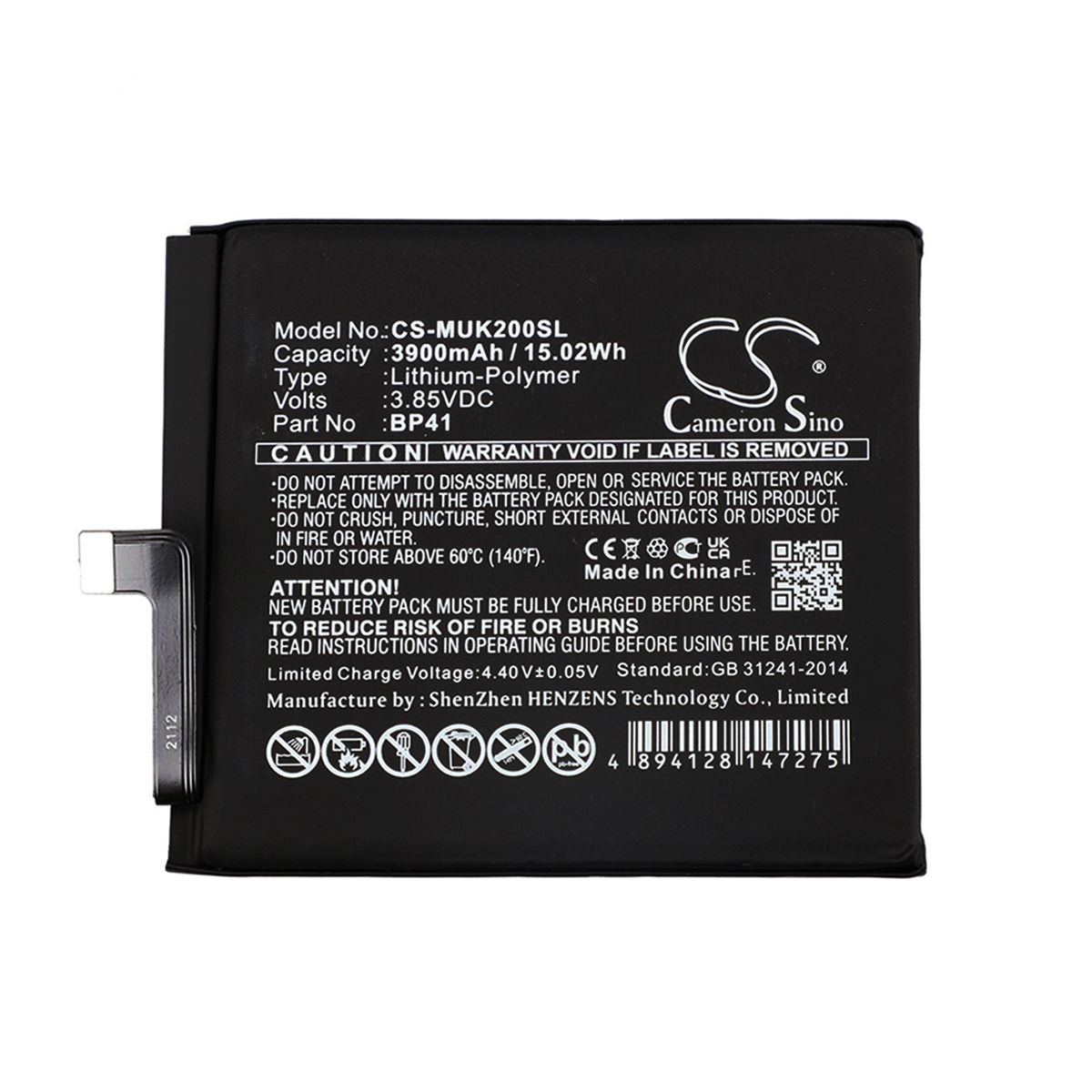 Batteri till Xiaomi Redmi K20 etc image 1