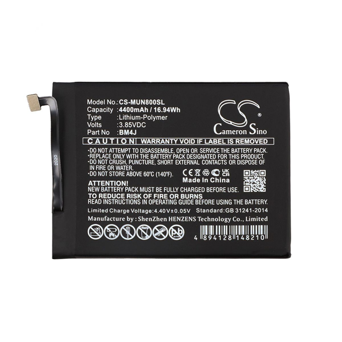 Batteri till Xiaomi Redmi Note 8 Pro etc image 1