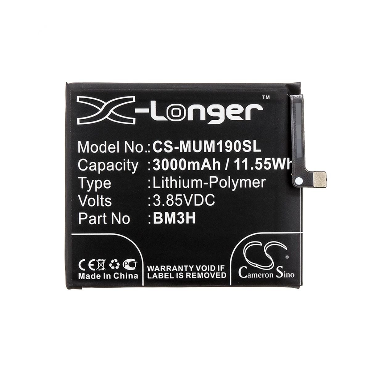 Batteri till Xiaomi Mi Play image 3