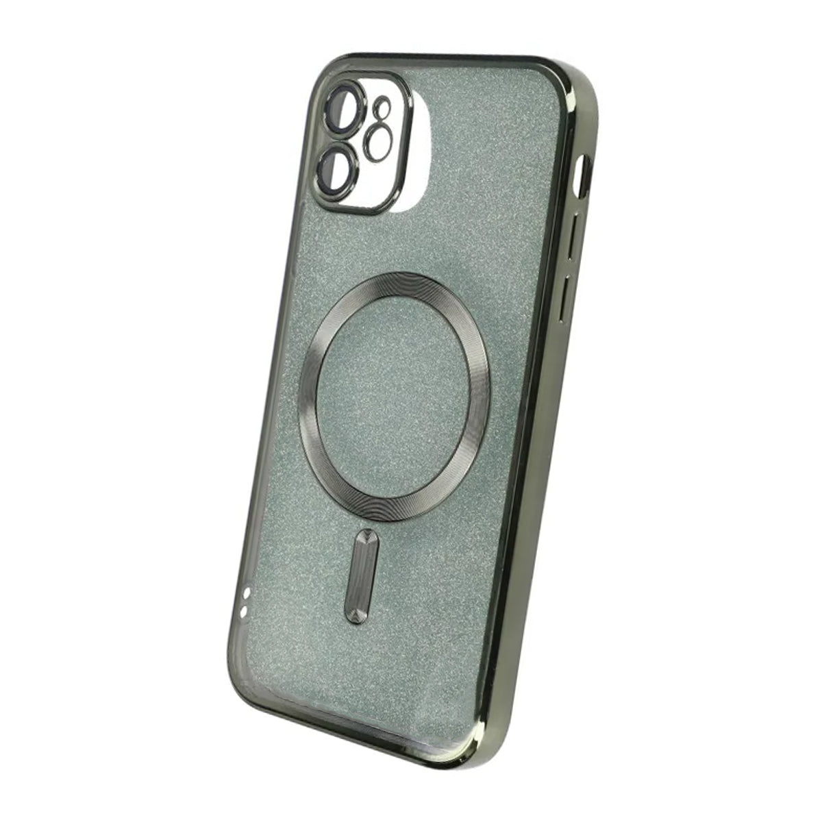 Luxury Mobilskal med Magsafe iPhone 12 - Militärgrön image 4