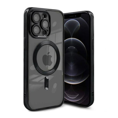 Luxury Mobilskal med Magsafe iPhone 12 Pro Max - Svart image 1