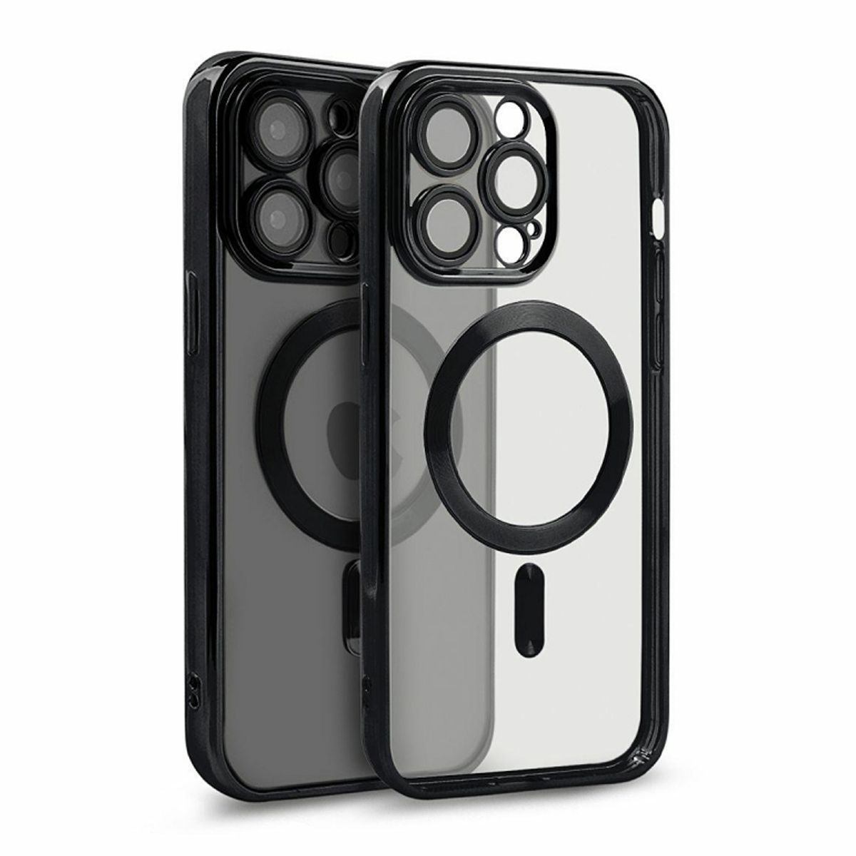 Luxury Mobilskal med Magsafe iPhone 12 Pro Max - Svart image 3