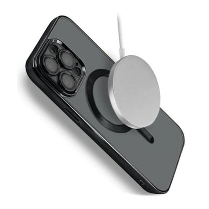 Luxury Mobilskal med Magsafe iPhone 12 Pro Max - Svart image 5