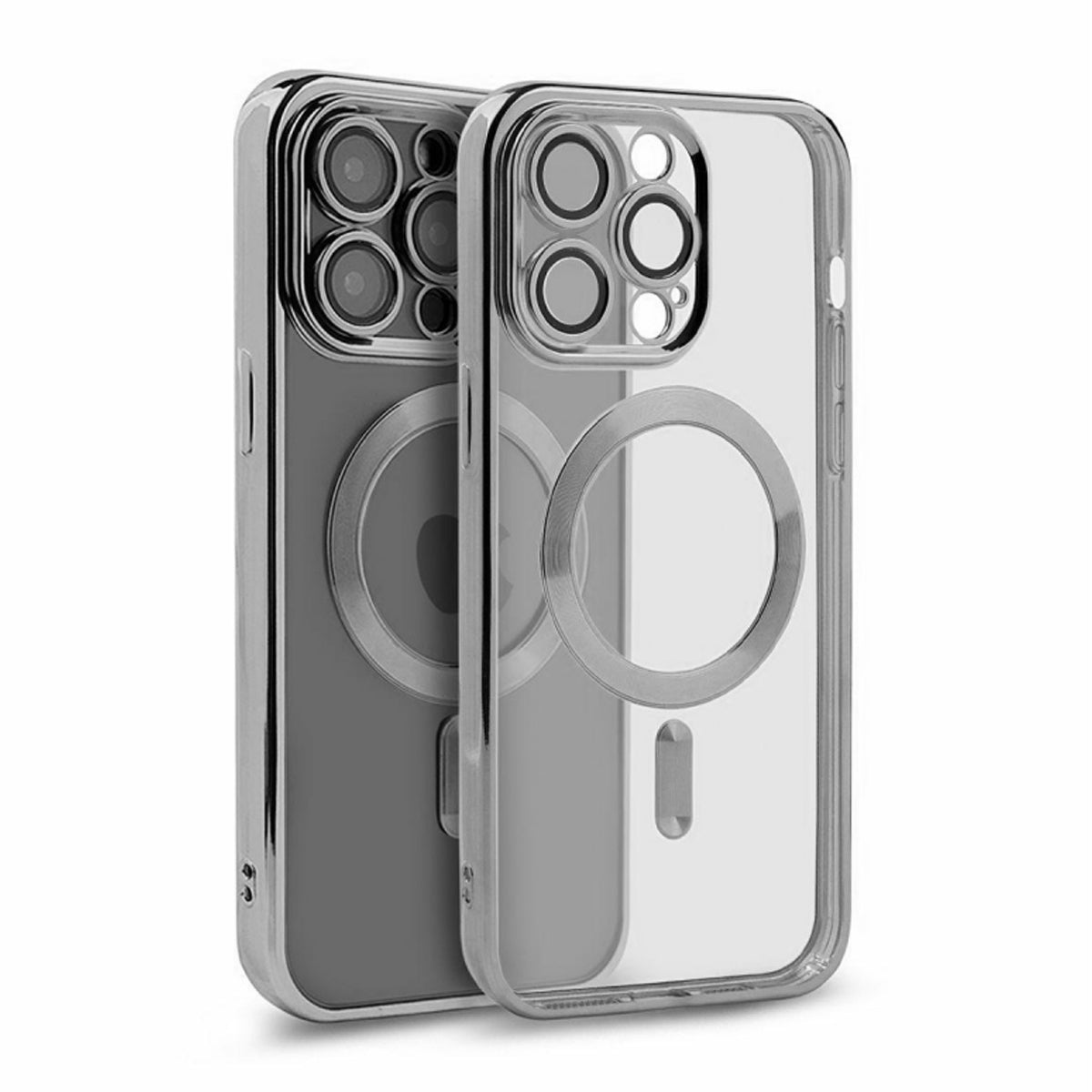Luxury Mobilskal med Magsafe iPhone 12 Pro Max - Silver image 3