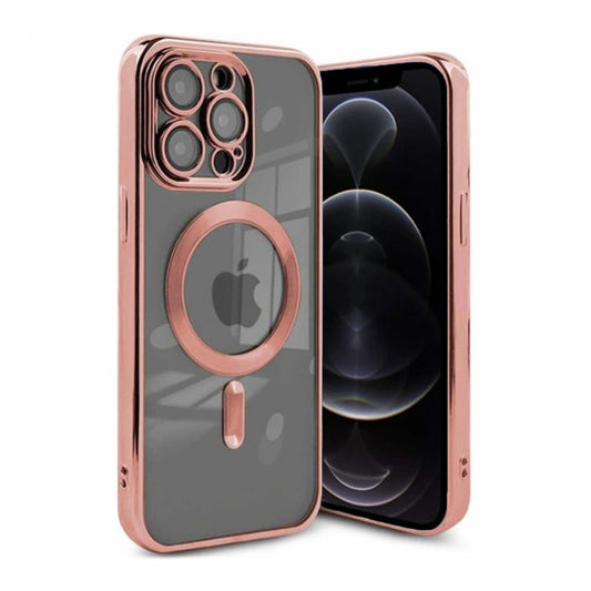 Luxury Mobilskal med Magsafe iPhone 12 Pro Max - Rosa image 1