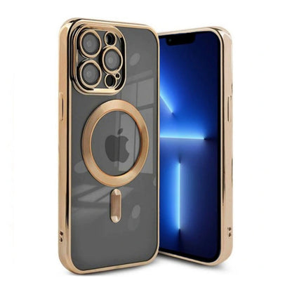 Luxury Mobilskal med Magsafe iPhone 13 Pro - Guld image 1