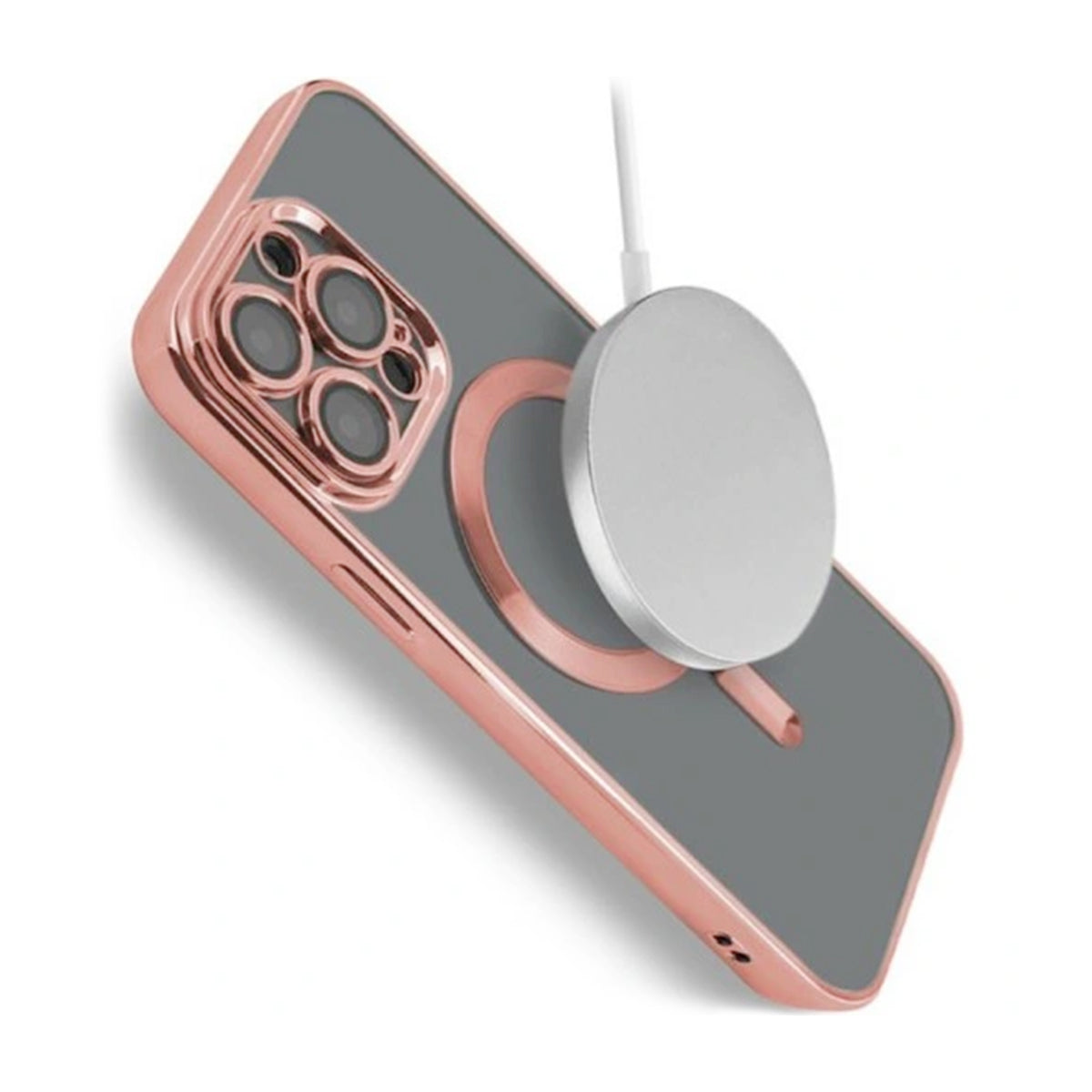 Luxury Mobilskal med Magsafe iPhone 13 Pro - Rosa image 5