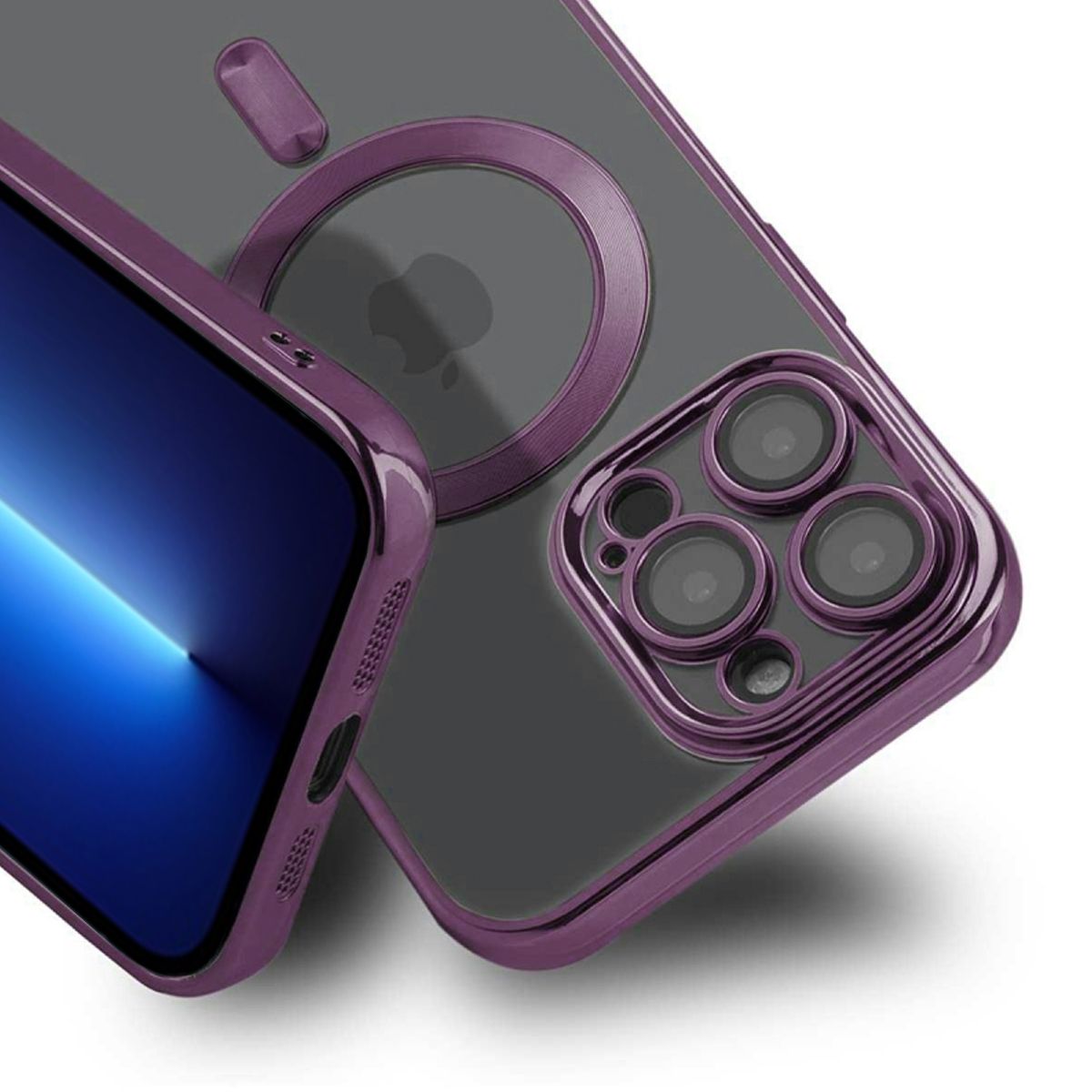Luxury Mobilskal med Magsafe iPhone 13 Pro - Lila image 2