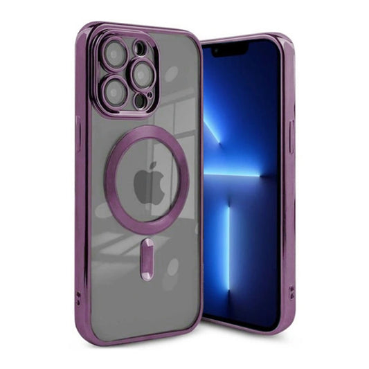 Luxury Mobilskal med Magsafe iPhone 13 Pro Max - Lila image 1