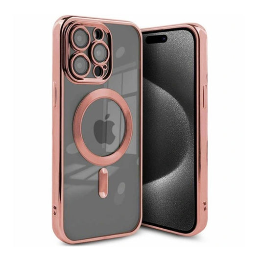 Luxury Mobilskal med Magsafe iPhone 14 Pro Max - Rosa image 1