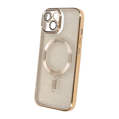 Luxury Mobilskal med Magsafe iPhone 15 - Guld image 3