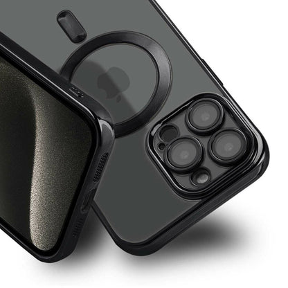 Luxury Mobilskal med Magsafe iPhone 15 Pro - Svart image 2