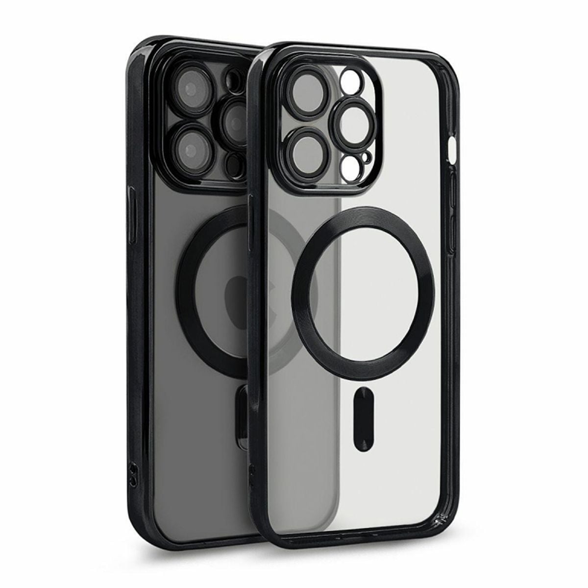 Luxury Mobilskal med Magsafe iPhone 15 Pro Max - Svart image 3