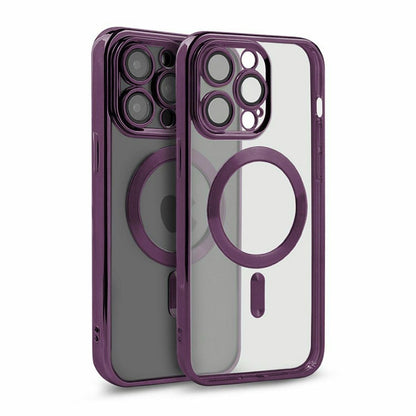 Luxury Mobilskal med Magsafe iPhone 15 Pro Max - Lila image 3