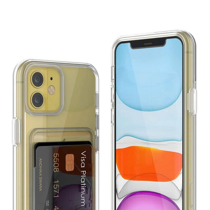 iPhone 11 Mobilskal med Korthållare TPU Rvelon  - Transparent image 2