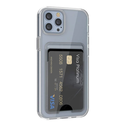 iPhone 13 Pro Mobilskal med Korthållare TPU Rvelon  - Transparent image 3