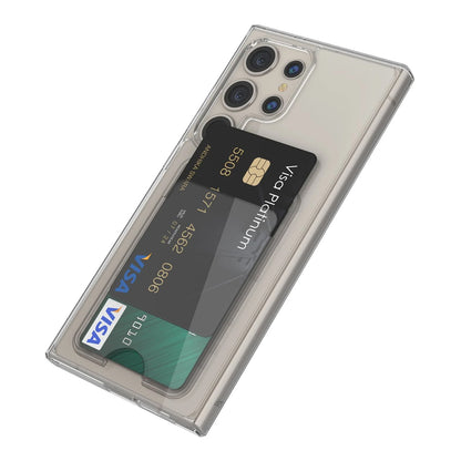 Samsung Galaxy S24 Ultra Mobilskal med Korthållare TPU Rvelon  - Transparent image 4