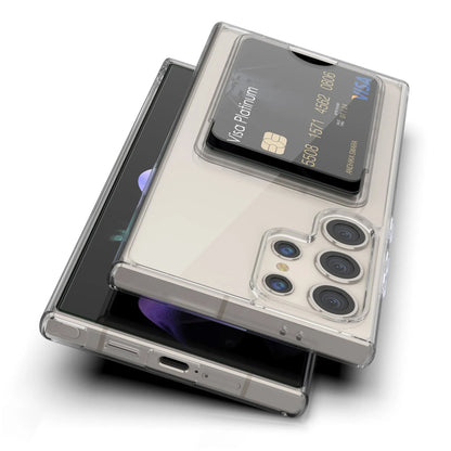 Samsung Galaxy S24 Ultra Mobilskal med Korthållare TPU Rvelon  - Transparent image 5