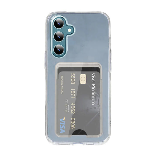 Samsung Galaxy S24 Plus Mobilskal med Korthållare Rvelon - Transparent image 2