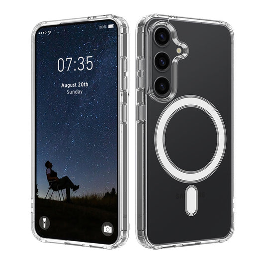 Samsung Galaxy S24 Mobilskal Hybrid med Magsafe - Transparent image 1