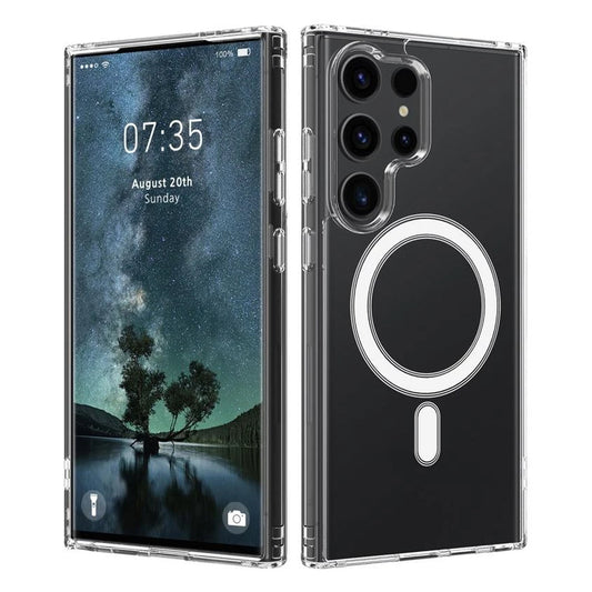 Samsung Galaxy S24 Ultra Mobilskal Hybrid med Magsafe - Transparent image 1