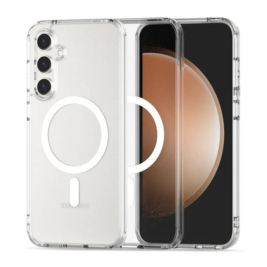 Samsung Galaxy S23 FE Mobilskal Hybrid med Magsafe - Transparent image 1