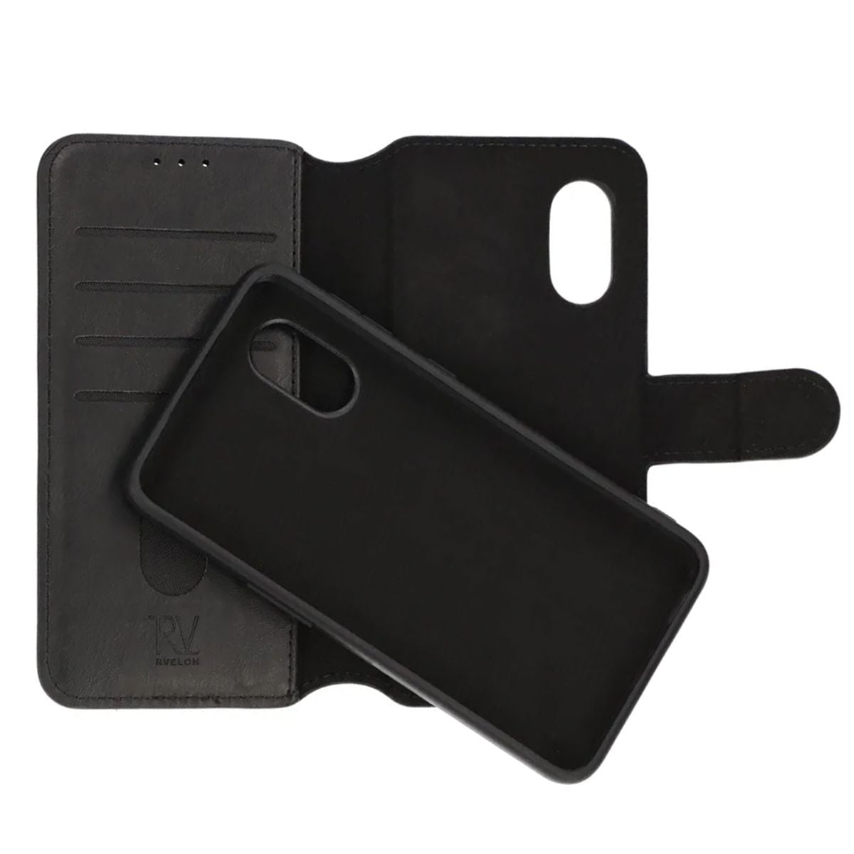 Samsung Galaxy Xcover 5 Plånboksfodral Magnet Rvelon - Svart image 4