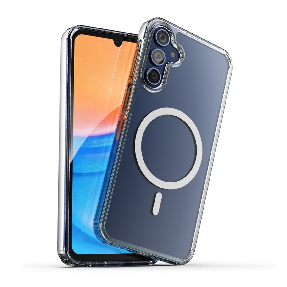 Samsung Galaxy A15 Mobilskal Hybrid med Magsafe - Transparent image 1