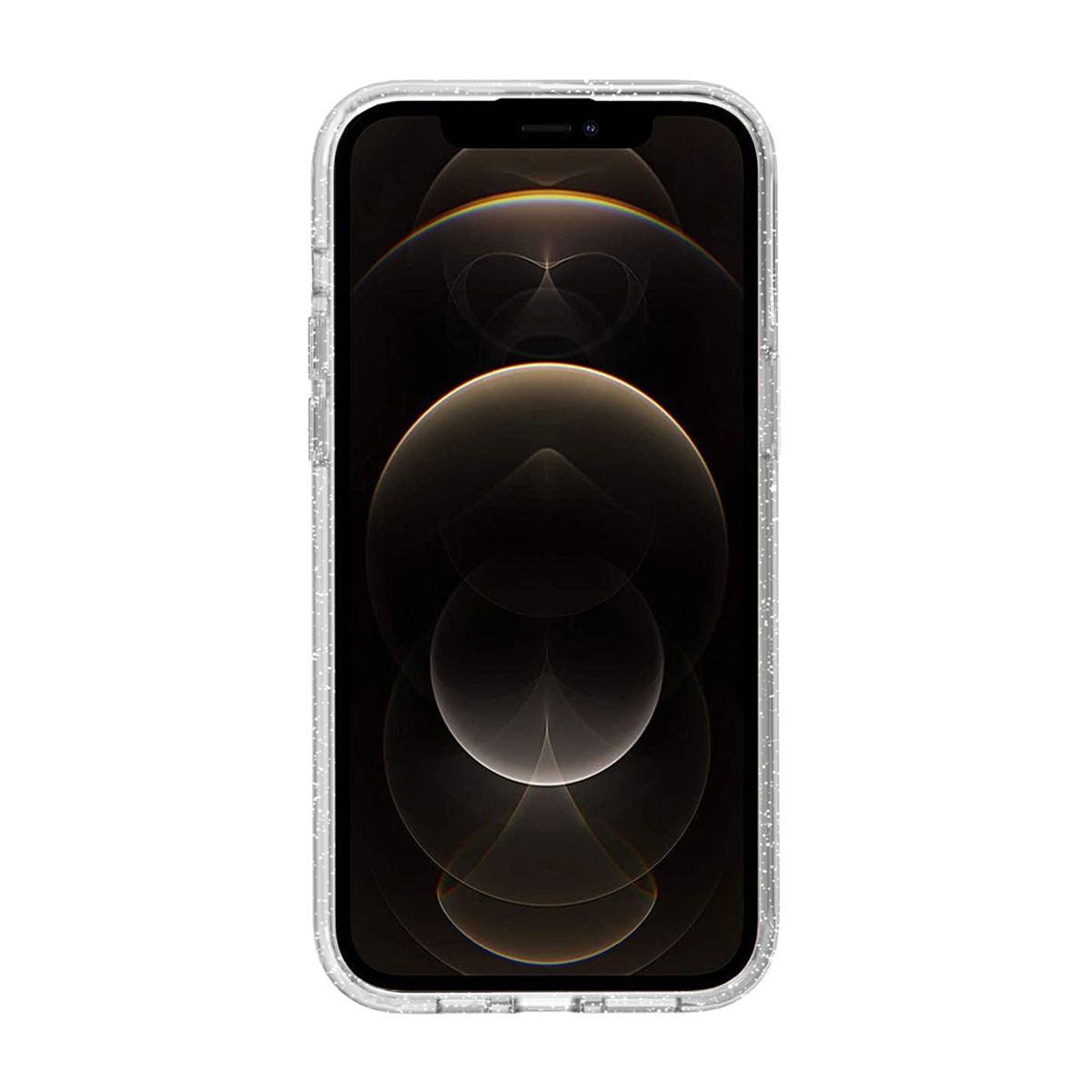 iPhone 12/12 Pro Mobilskal Stöttåligt med Glitter - Transparent image 2