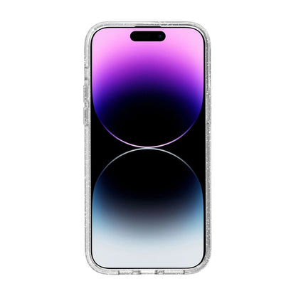 iPhone 14 Pro Max Mobilskal Stöttåligt med Glitter - Transparent image 2