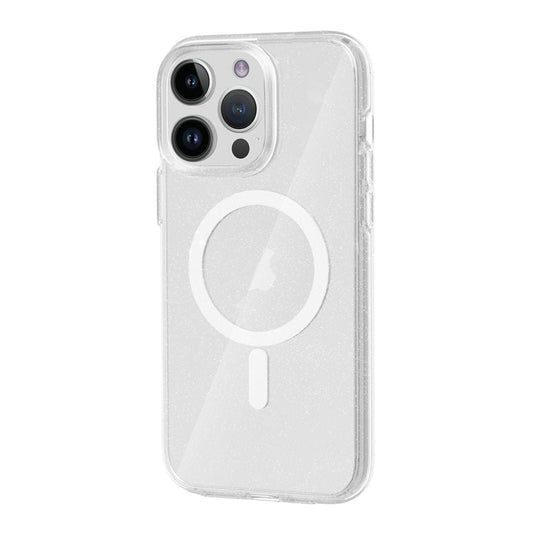 iPhone 14 Pro Max Mobilskal Stöttåligt med Glitter - Transparent image 3