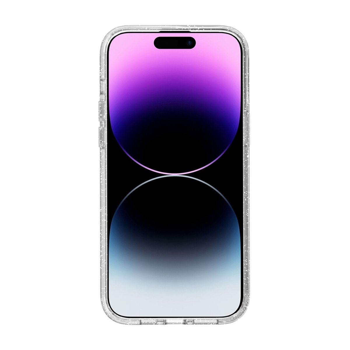 iPhone 15 Mobilskal Stöttåligt med Glitter - Transparent image 2
