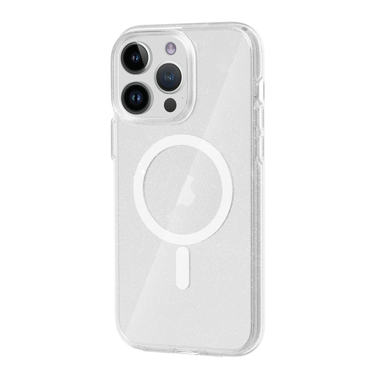 iPhone 15 Pro Max Mobilskal Stöttåligt med Glitter - Transparent image 3