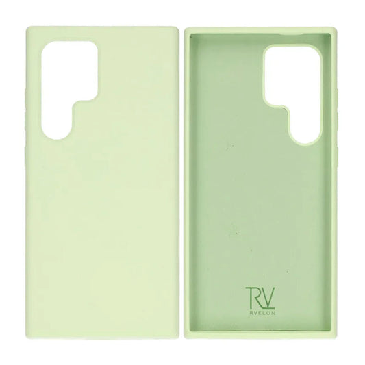Samsung Galaxy S24 Ultra Mobilskal Silikon Rvelon - Limegrön image 1