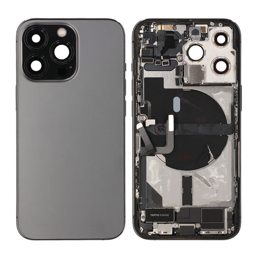 iPhone 13 Pro Baksida med Komplett Ram - Svart image 1