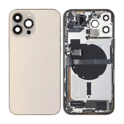 iPhone 13 Pro Max Baksida med Komplett Ram OEM - Guld image 1