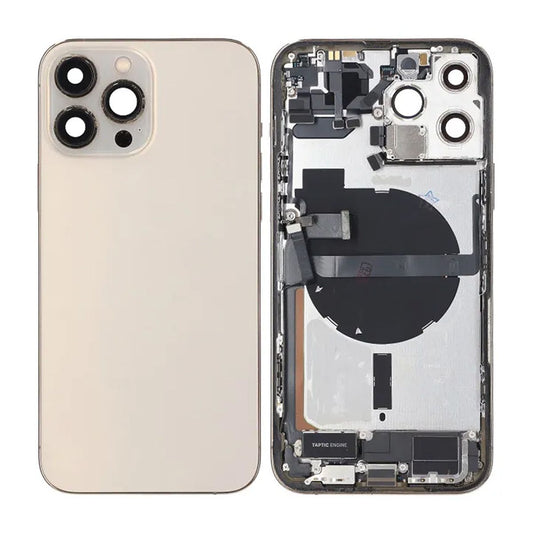 iPhone 13 Pro Max Baksida med Komplett Ram OEM - Guld image 1