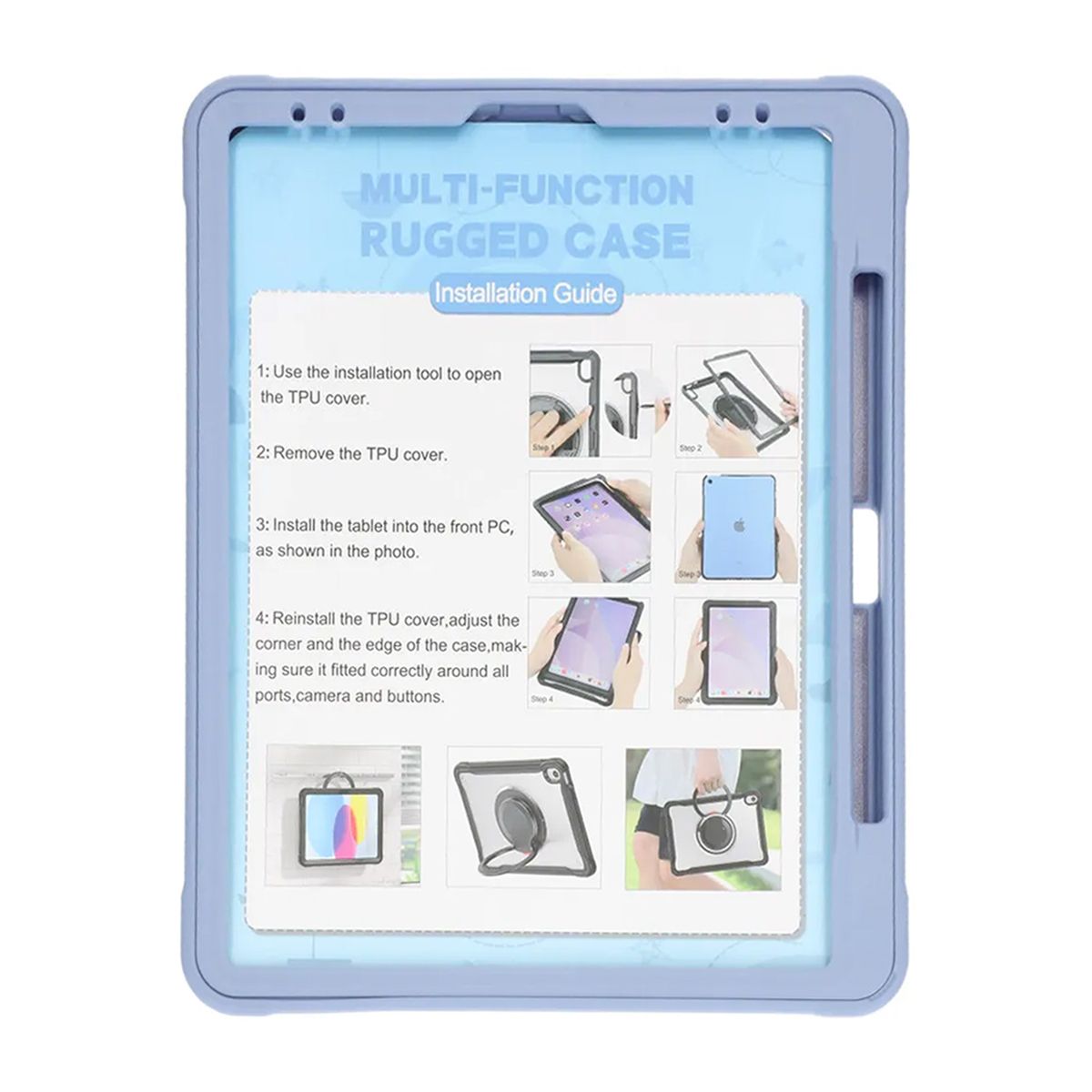 Fodral iPad Pro 12.9 2018/2020/2021/2022 - Grå image 2