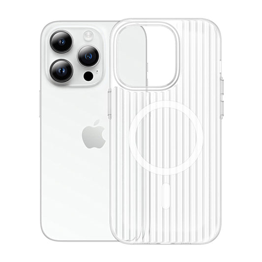 iPhone 14 Pro Mobilskal Korrugerad - Transparent image 1
