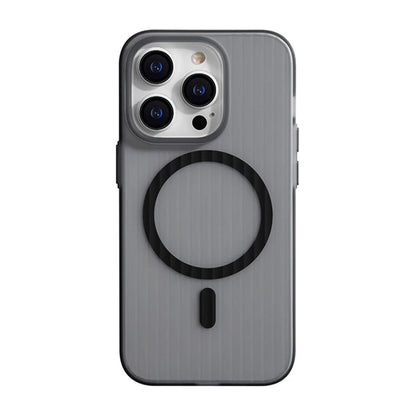 iPhone 13 Pro Max Mobilskal Korrugerad Anti-Halk - Grå image 2