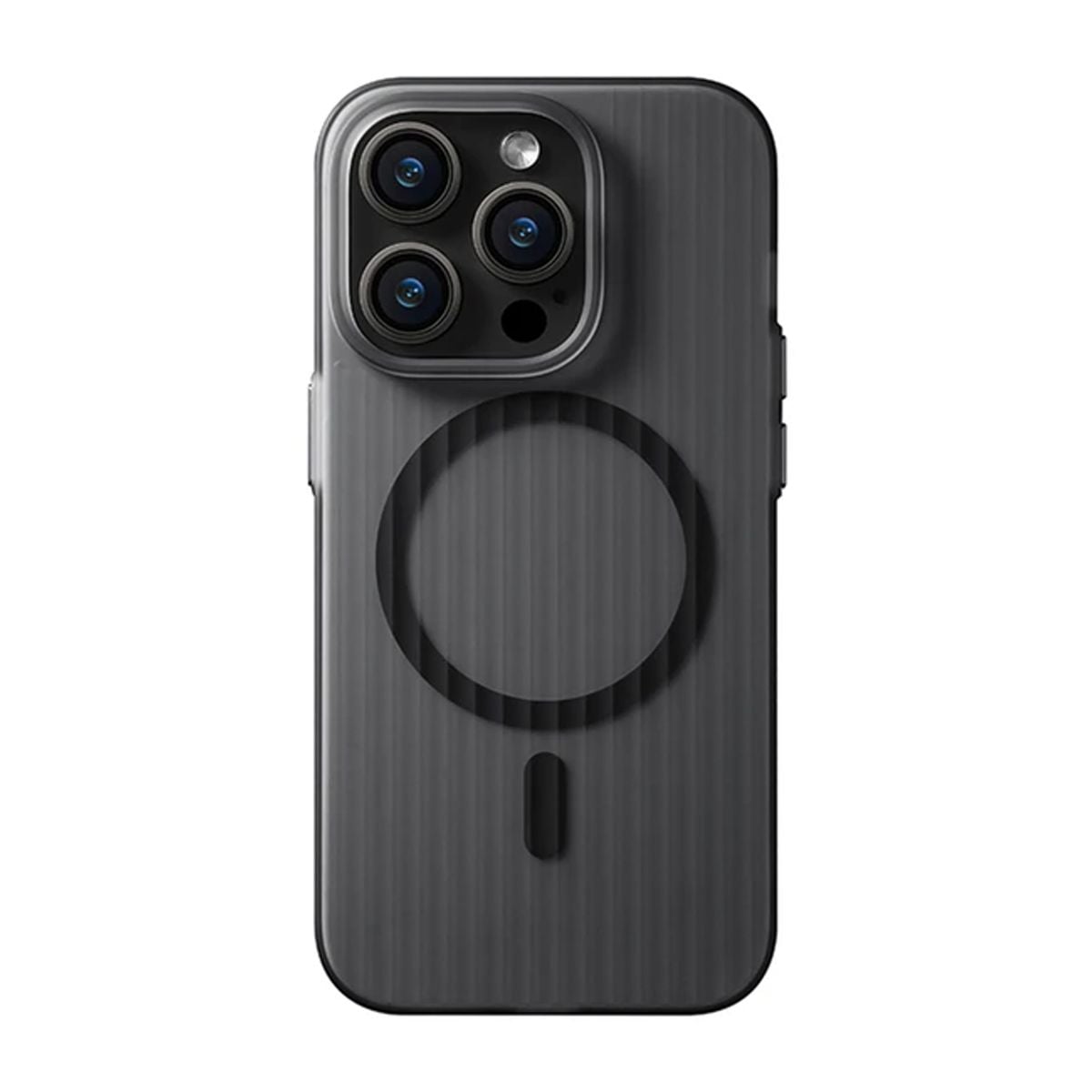 iPhone 14 Pro Mobilskal Korrugerad Anti-Halk - Svart image 2