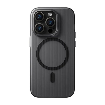 iPhone 14 Pro Mobilskal Korrugerad Anti-Halk - Svart image 2